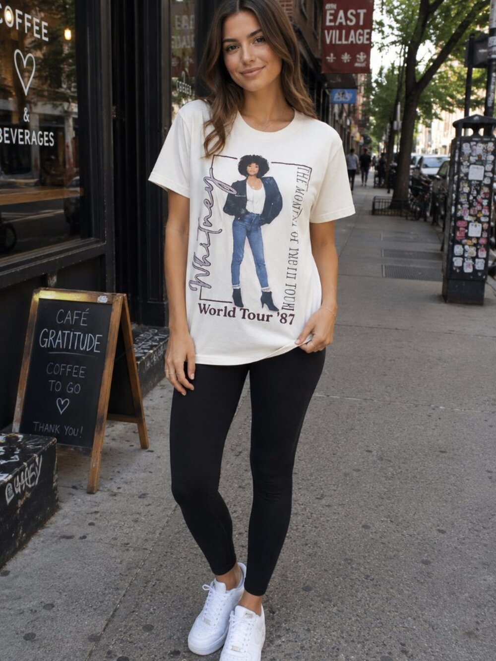 Whitney Houston The Moment Of Truth World Tour '87 Tee